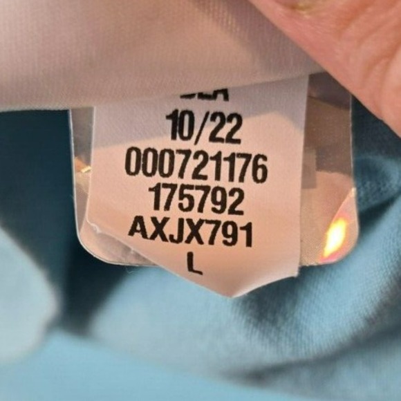 The North Face Box NSE Tee, Light Blue Cotton T-shirt, Regular Fit,‎ Size Large - Picture 7 of 10